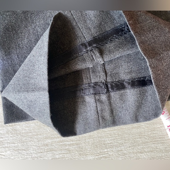 bbzipper New Macy 100% Wool Gray Dress Trousers Size 12 - Picture 12 of 14